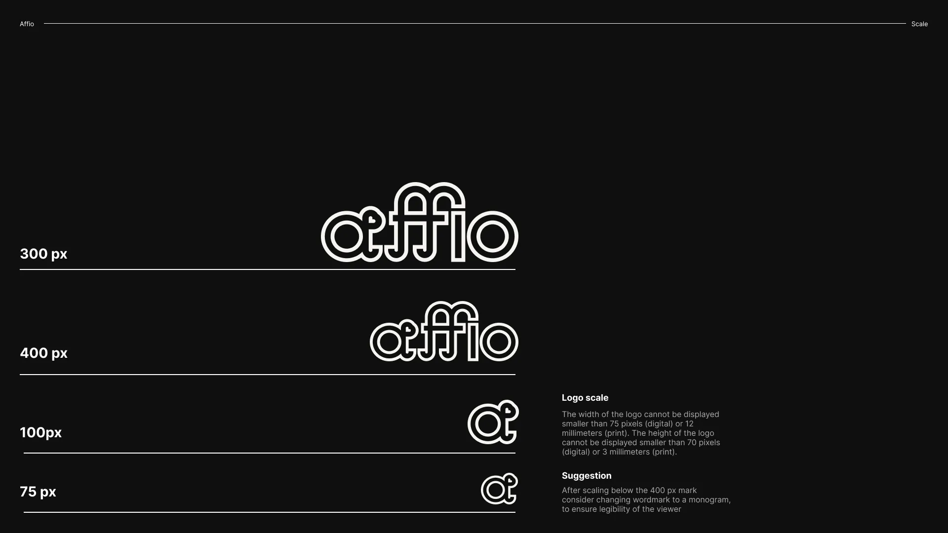 AFFIO brand identity