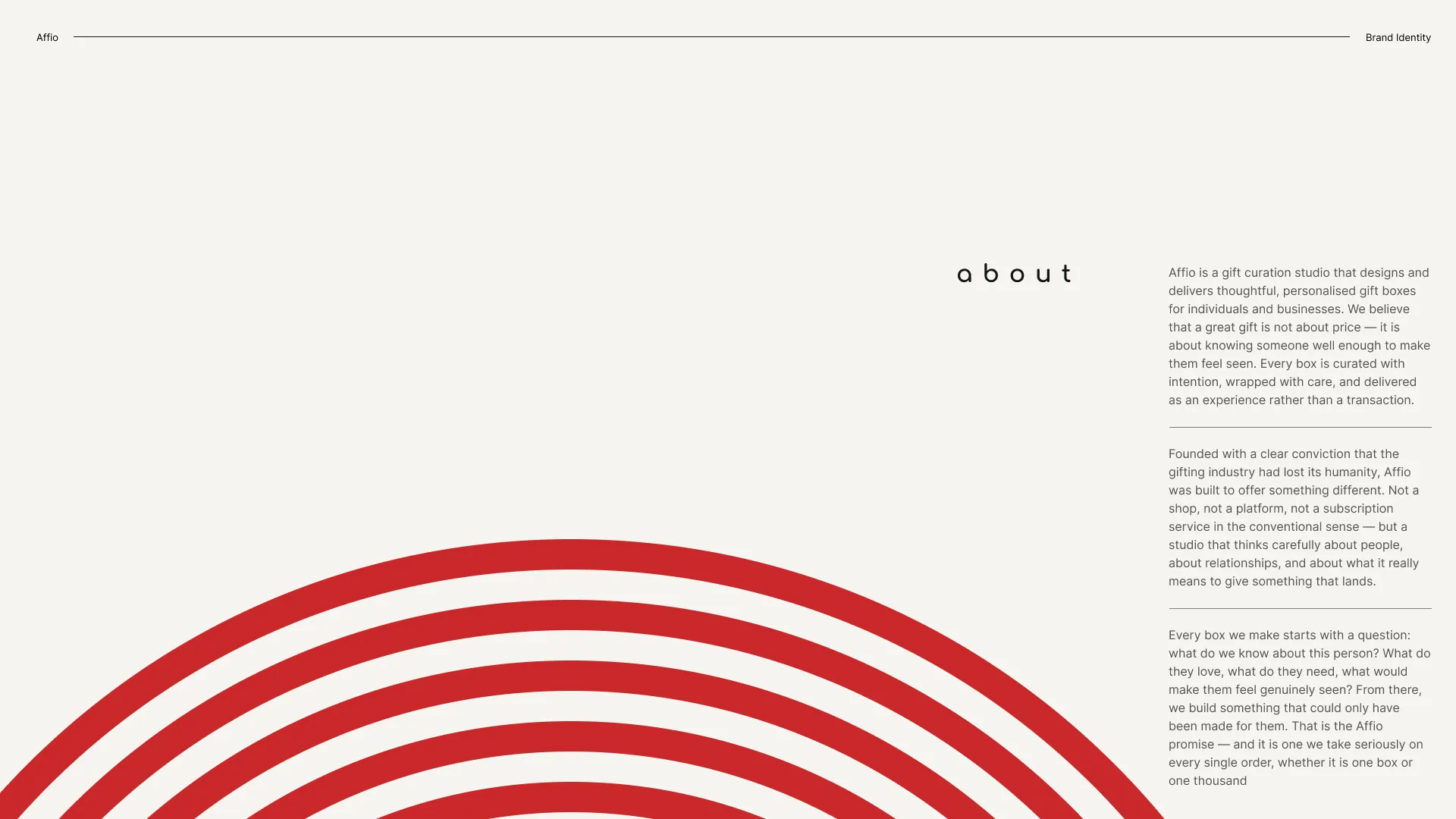 AFFIO brand identity