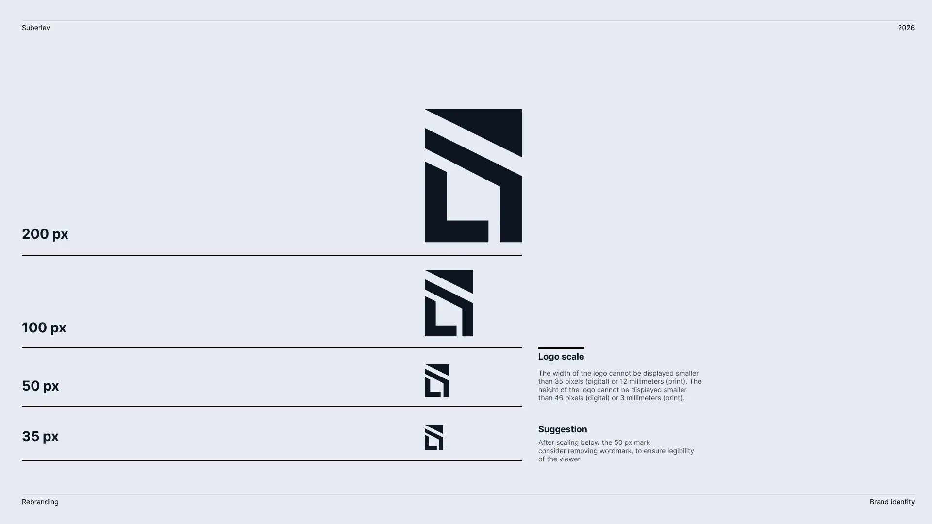 SUBERLEV brand identity