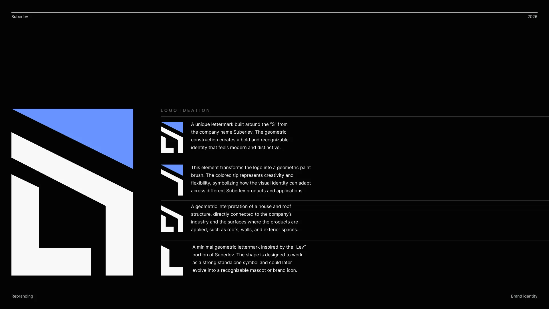 SUBERLEV brand identity